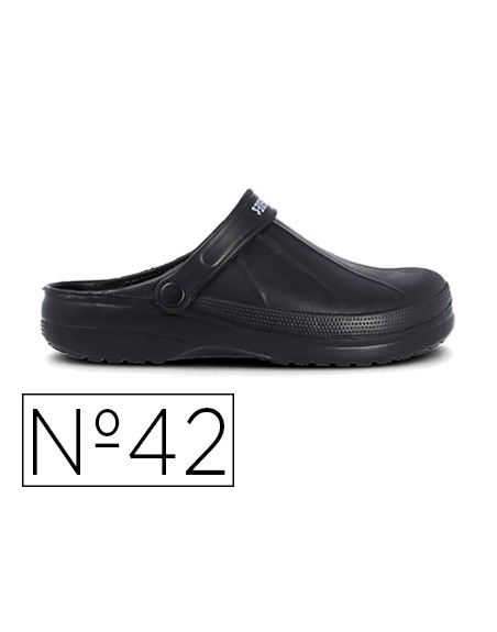 Zueco paredes leo negro talla 42