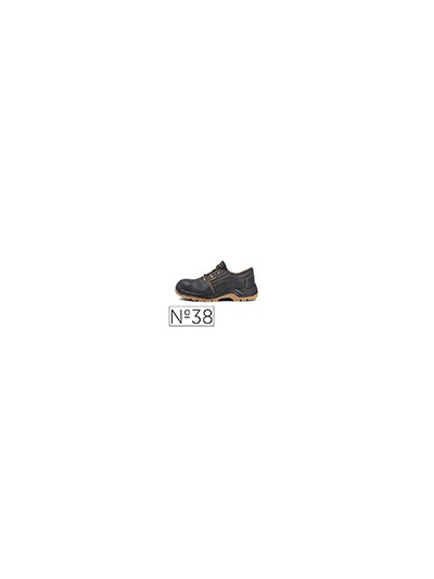 Zapato de seguridad paredes zp1000 s3 negro talla 38