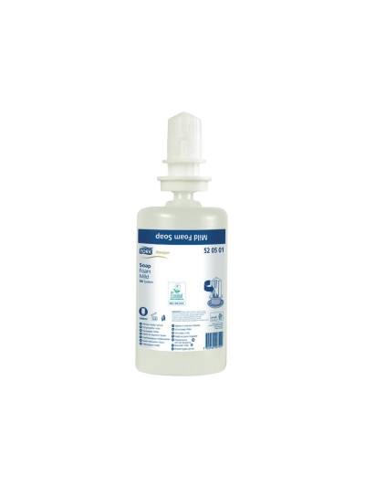 Jabon en espuma tork s4 rehidratante aroma delicado bote de 1000 ml