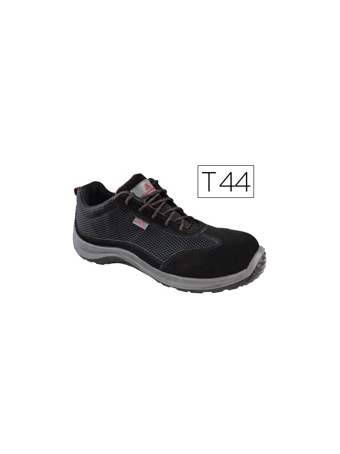 Zapatos de seguridad deltaplus asti piel de serraje afelpado suela de composite negro talla 44 Zapatos de seguridad deltaplus asti piel de serraje afelpado suela de composite negro talla 44