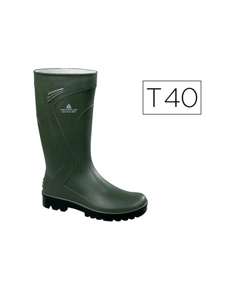 Bota deltaplus de seguridad jouca pvc verde suela de tacos talla 40