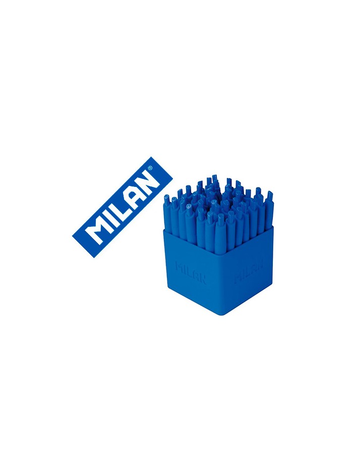 Boligrafo milan p1 expositor retractil 1 mm touch mini azul expositor de 40 unidades Boligrafo milan p1 expositor retractil 1 mm touch mini azul expositor de 40 unidades