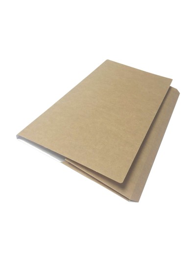 Subcarpeta cartulina gio folio pocket bolsa con solapa intenso kraft bicolor 320g/m2