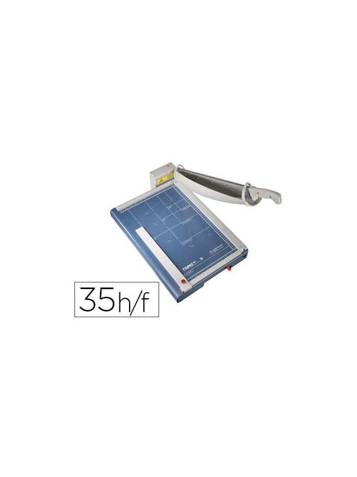 Cizalla de palanca profesional dahle 867 din a3 metalica capacidad de corte 35 hojas Cizalla de palanca profesional dahle 867 din a3 metalica capacidad de corte 35 hojas