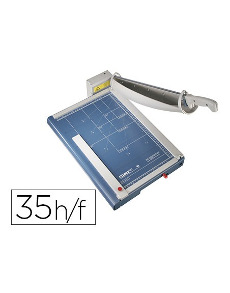 Cizalla de palanca profesional dahle 867 din a3 metalica capacidad de corte 35 hojas