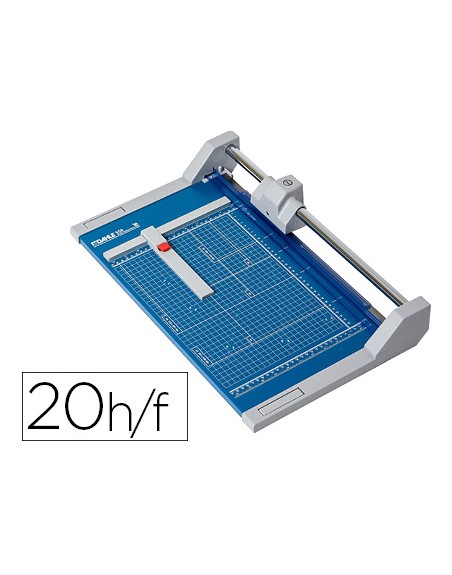 Cizalla de rodillo dahle profesional 550 din a4 metalica capacidad de corte 20 hojas