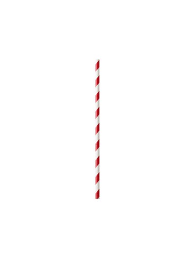 Sorbete nupik papel reciclable 100% rojo/blanco paquete de 50 unidades