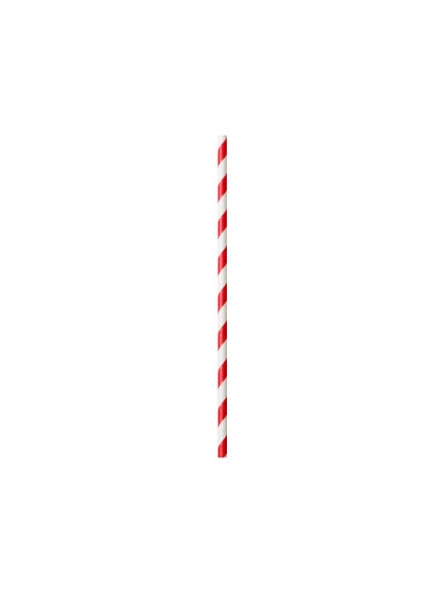 Sorbete nupik papel reciclable 100% rojo/blanco paquete de 50 unidades