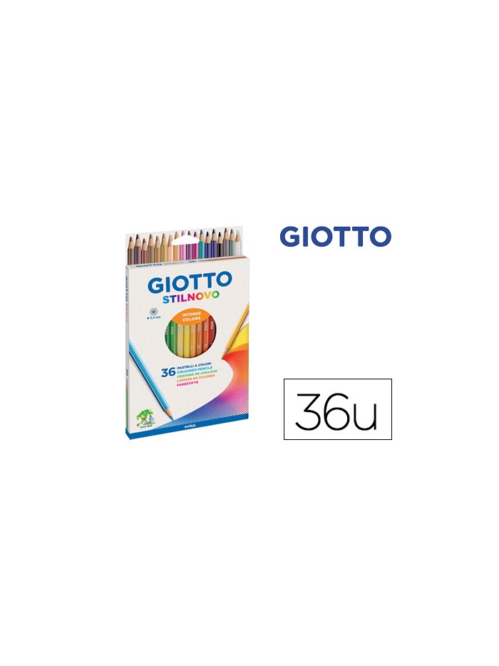 Lapices de colores giotto stilnovo caja de 36 colores surtidos Lapices de colores giotto stilnovo caja de 36 colores surtidos
