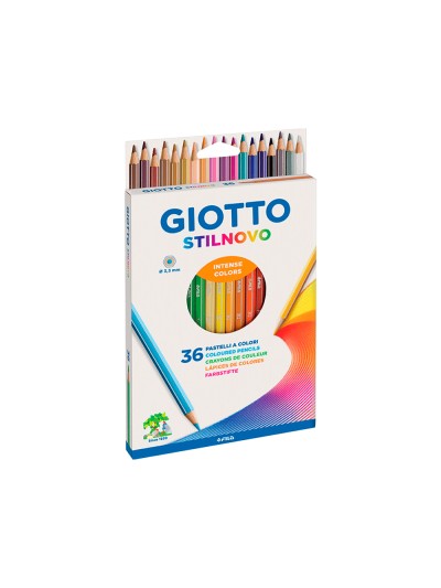 Lapices de colores giotto stilnovo caja de 36 colores surtidos