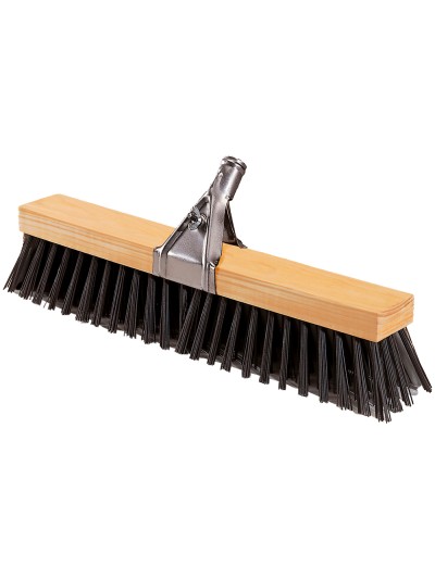 Cepillo barrendero madera reforzado cerdas polipropileno 520x90 mm contiene pinza y palo