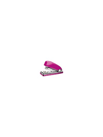 Grapadora petrus 226 classic wow fucsia metalizado capacidad 30 hojas en blister