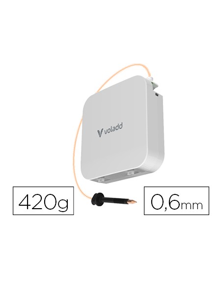 Filamento + boquilla voladd pla 0,6 mm bold 420 gr naranja
