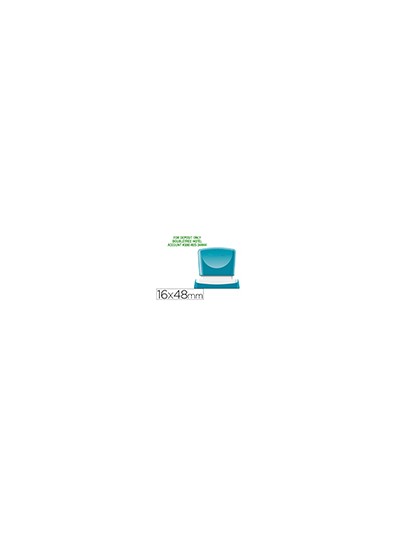 Sello x'stamper quix personalizable color verde medidas 16x48 mm q-11