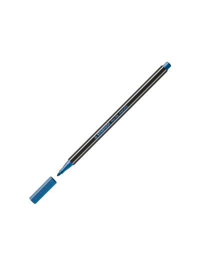 Rotulador stabilo acuarelable pen 68 metalico azul punta gruesa 1mm