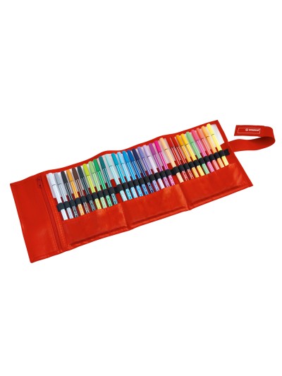 Rotulador stabilo punta de fibra pen 68 estuche rollerset de 30 unidades colores surtidos