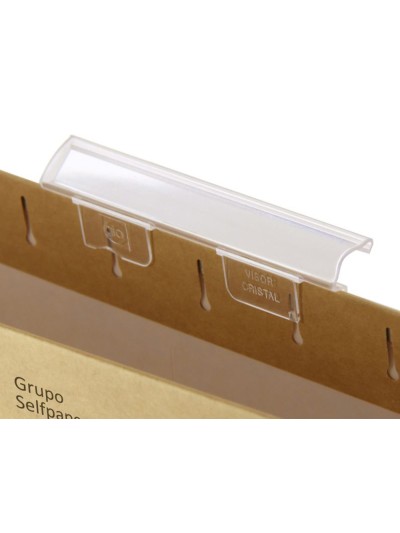 Visor de cristal gio corto cristal transparente 8,5x1,5 cm