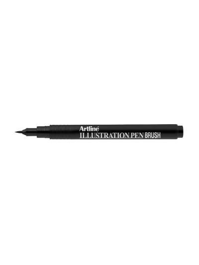 Rotulador artline brush negro illustration pen ek-28filn punta pincel