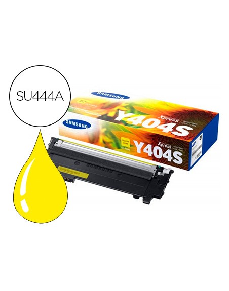 Toner samsung clt 404 para sl-c430/c480 amarillo 1000 paginas