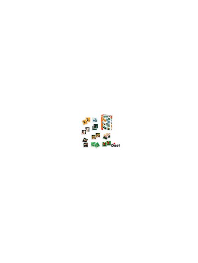 Juego diset didactico memo photo animals