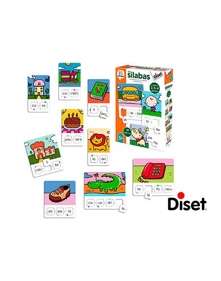 Juego diset didactico las silabas