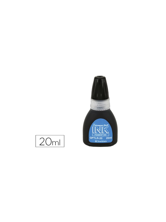 Tinta x'stamper quix para sellos negra bote de 20 ml Tinta x'stamper quix para sellos negra bote de 20 ml