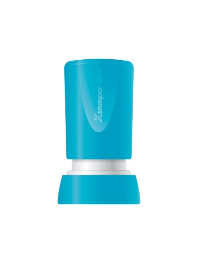 Sello x'stamper quix personalizable color rojo redondo diametro 14 mm q-32