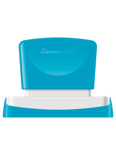 Sello x'stamper quix personalizable color rojo medidas 22x69 mm q-18