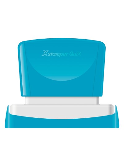 Sello x'stamper quix personalizable color rojo medidas 14x60 mm q-14