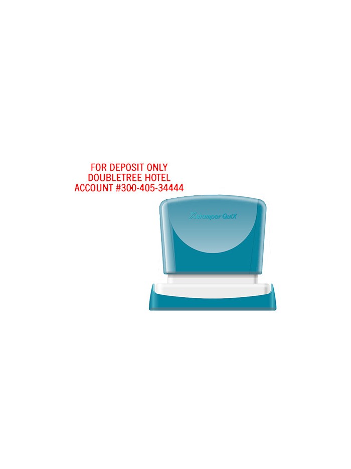 Sello x'stamper quix personalizable color rojo medidas 16x48 mm q-11 Sello x'stamper quix personalizable color rojo medidas 16x48 mm q-11
