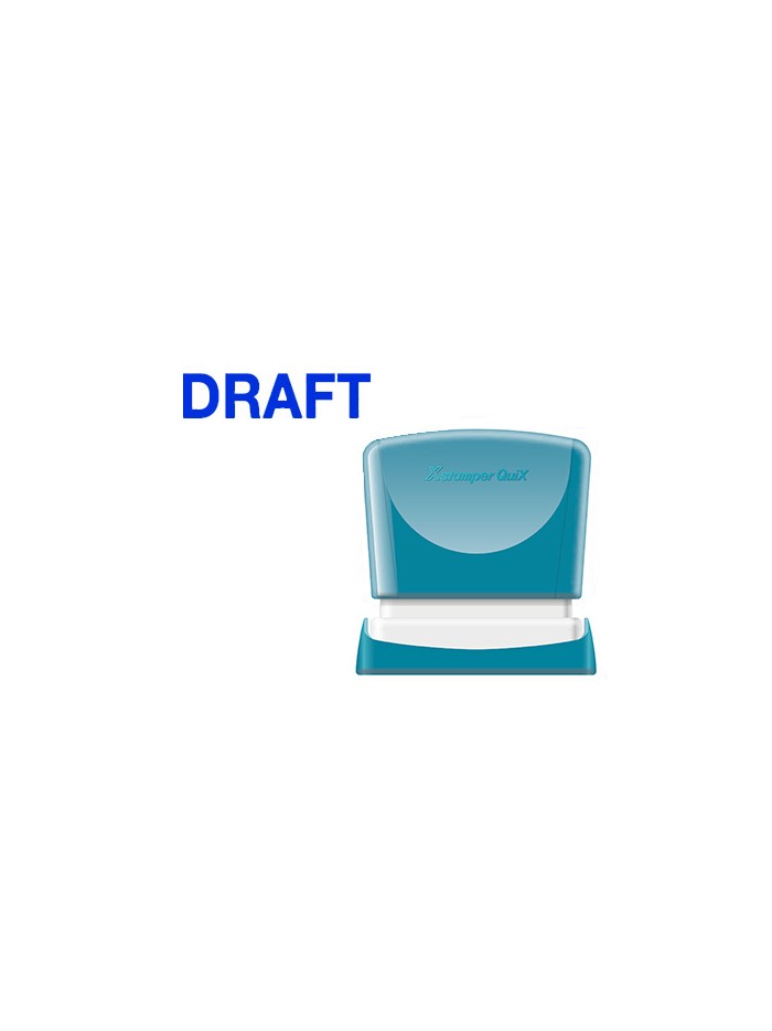 Sello x'stamper quix personalizable color azul medidas 11x40 mm q-10 Sello x'stamper quix personalizable color azul medidas 11x40 mm q-10