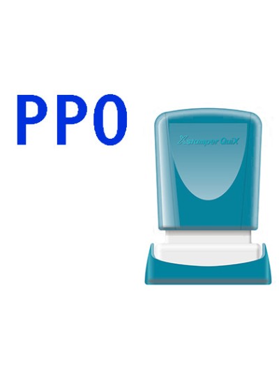Sello x'stamper quix personalizable color azul medidas 11x25 mm q-04