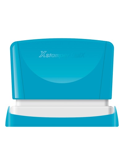 Sello x'stamper quix personalizable color azul medidas 4x60 mm q-05