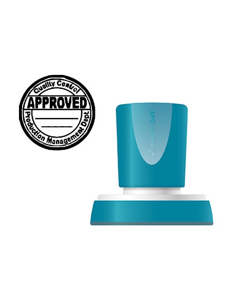 Sello x'stamper quix personalizable color negro redondo diametro 38 mm q-53
