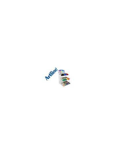 Rotulador artline supreme brush base de agua punta tipo pincel trazo variable expositor de 108 unidades