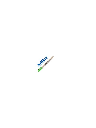 Rotulador artline supreme brush pintura base de agua punta tipo pincel trazo variable verde amarillento
