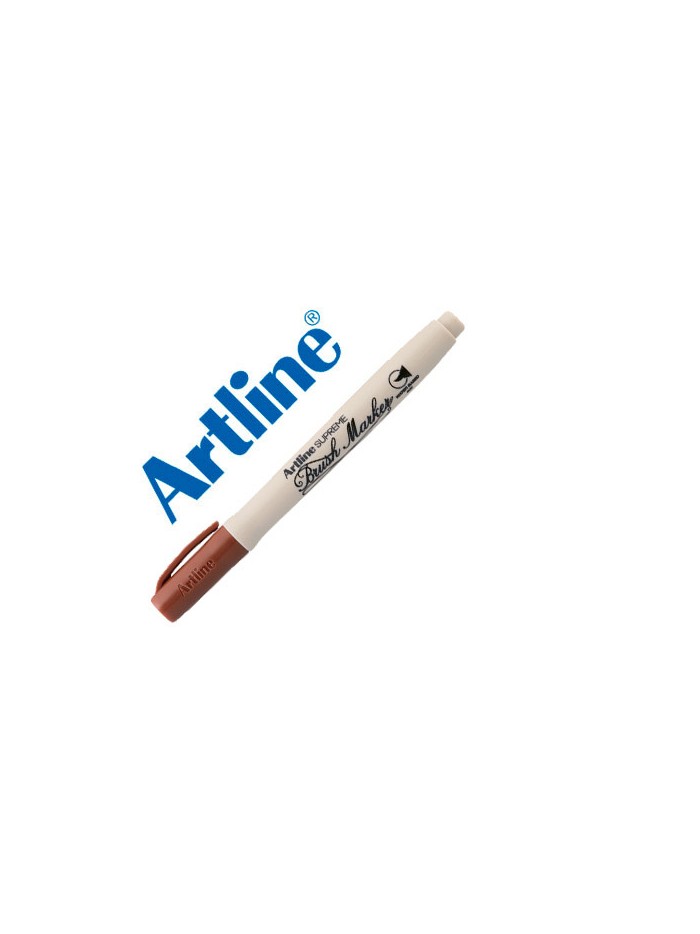 Rotulador artline supreme brush pintura base de agua punta tipo pincel trazo variable marron Rotulador artline supreme brush pintura base de agua punta tipo pincel trazo variable marron