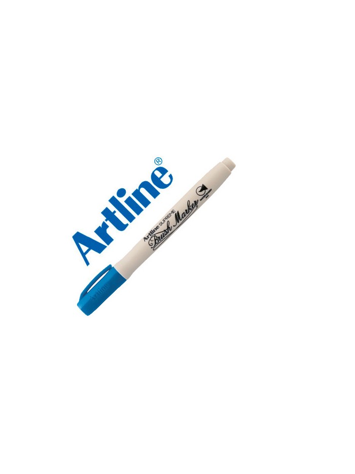 Rotulador artline supreme brush pintura base de agua punta tipo pincel trazo variable azul Rotulador artline supreme brush pintura base de agua punta tipo pincel trazo variable azul