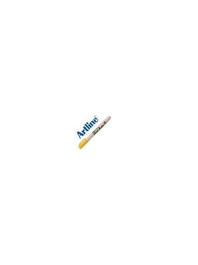 Rotulador artline supreme brush pintura base de agua punta tipo pincel trazo variable amarillo