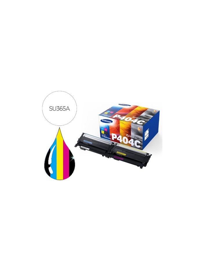 Toner samsung p404c sl c430w / c480 / c480fn / c480fw / c480w pack magenta cian amarillo y negro 1.000 pag Toner samsung p404c sl c430w / c480 / c480fn / c480fw / c480w pack magenta cian amarillo y negro 1.000 pag
