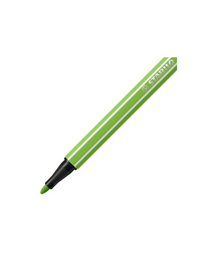 Rotulador stabilo acuarelable pen 68 verde prado punta gruesa 1mm