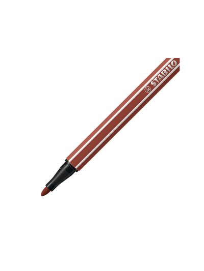 Rotulador stabilo acuarelable pen 68 siena tostado punta gruesa 1mm