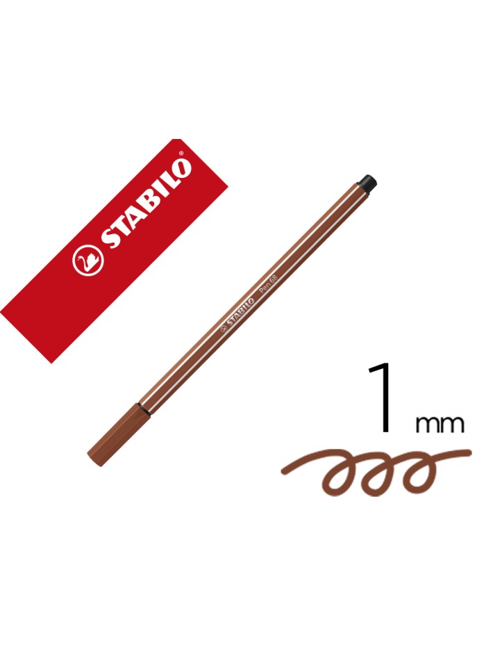 Rotulador stabilo acuarelable pen 68 sanguina punta gruesa 1mm Rotulador stabilo acuarelable pen 68 sanguina punta gruesa 1mm