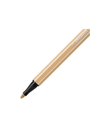 Rotulador stabilo acuarelable pen 68 ocre punta gruesa 1mm