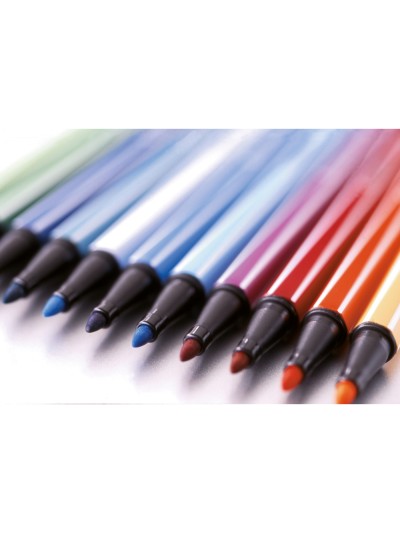 Rotulador stabilo acuarelable pen 68 esmeralda claro punta gruesa 1mm