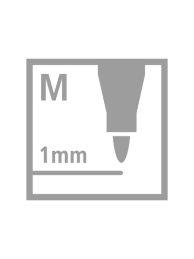 Rotulador stabilo acuarelable pen 68 esmeralda claro punta gruesa 1mm