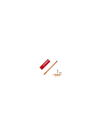 Rotulador stabilo acuarelable pen 68 bermellon palido punta gruesa 1mm