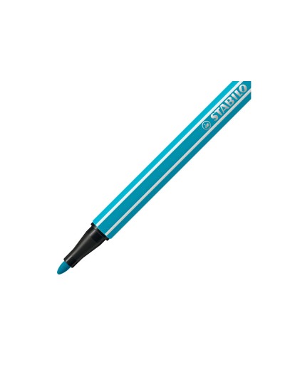 Rotulador stabilo acuarelable pen 68 azul cobalto punta gruesa 1mm