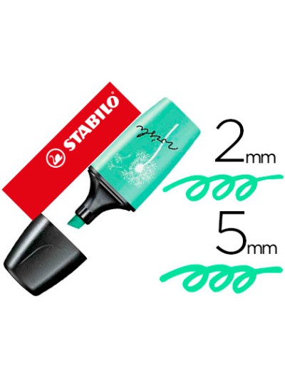 Rotulador stabilo boss mini pastel love pizca de menta