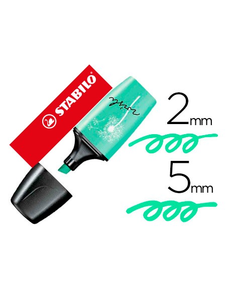 Rotulador stabilo boss mini pastel love pizca de menta